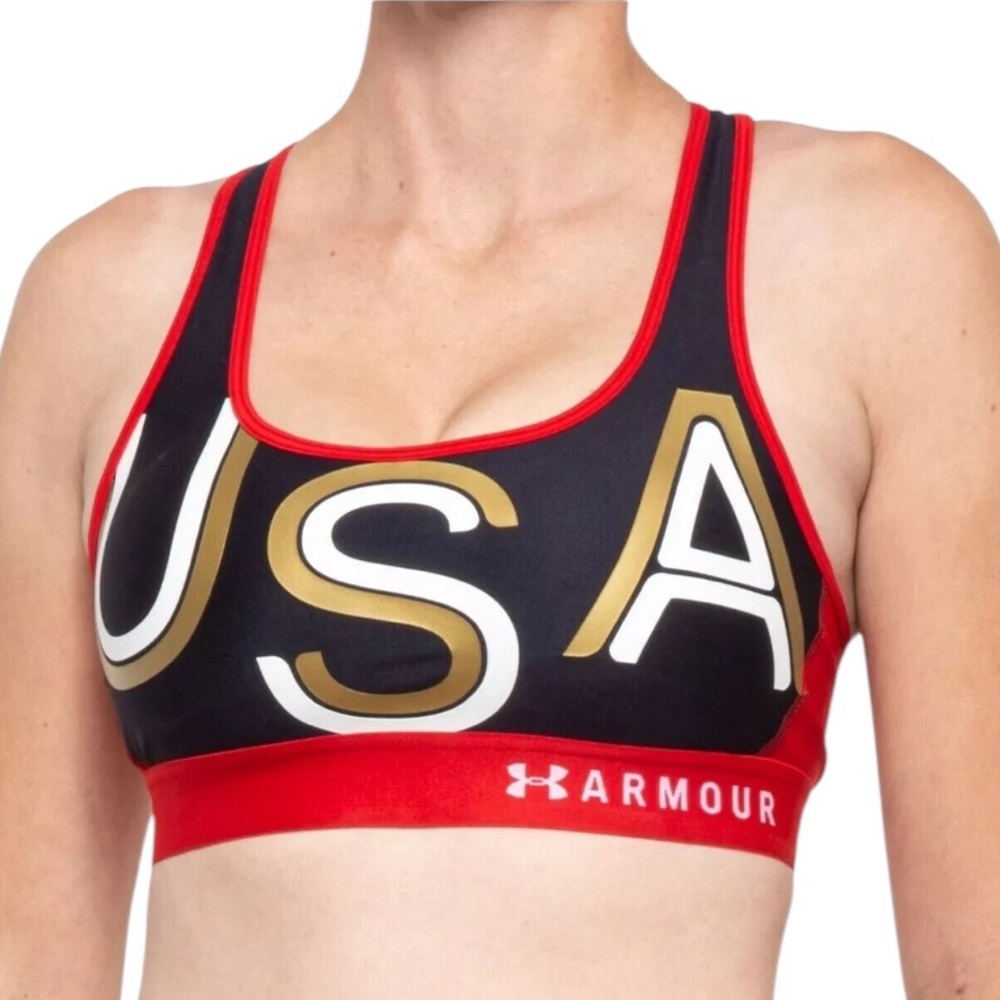 Under Armour Team USA Crossback Sports Bra